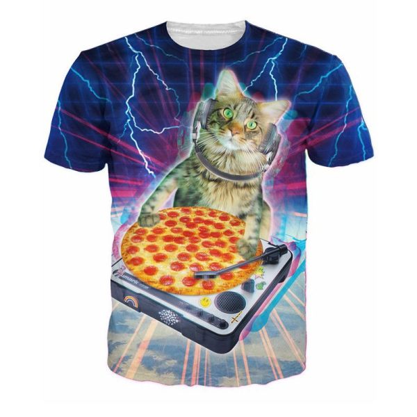 Pizza Kat t-shirt - - Festival Winkel