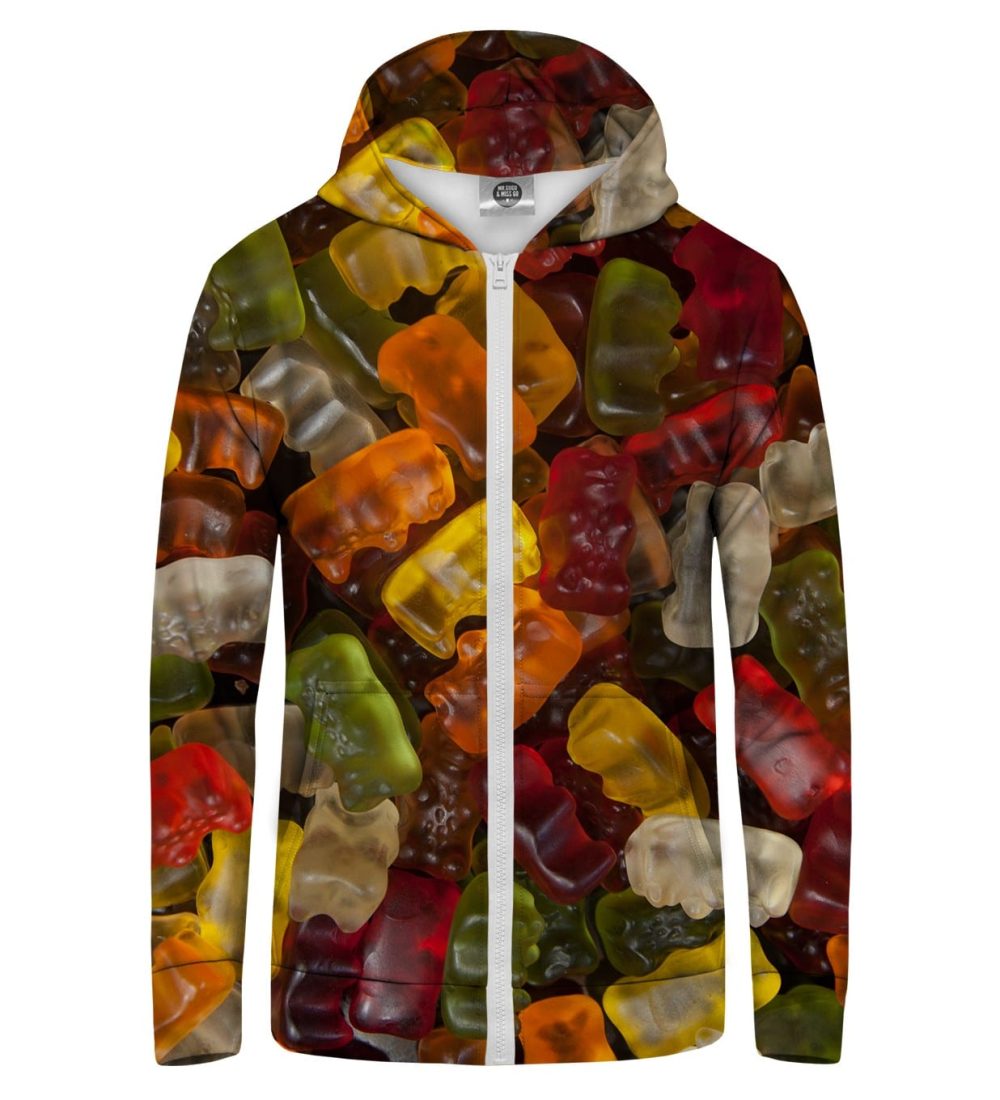 Gummy bear zipped hoodie
