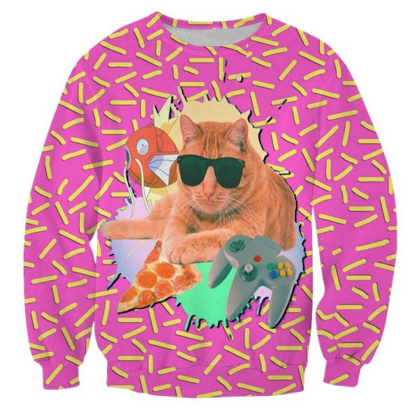 Nineties cat Festival Winkel Unicorn cat trui Superfout Vandaag besteld, morgen in huis.
