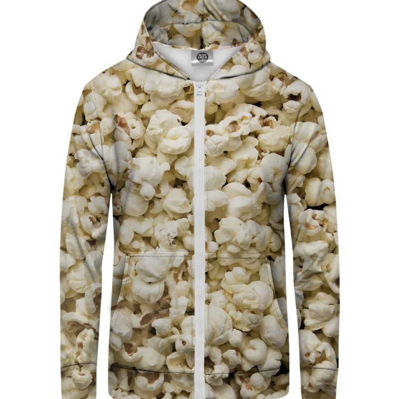 Popcorn zipped hoodie