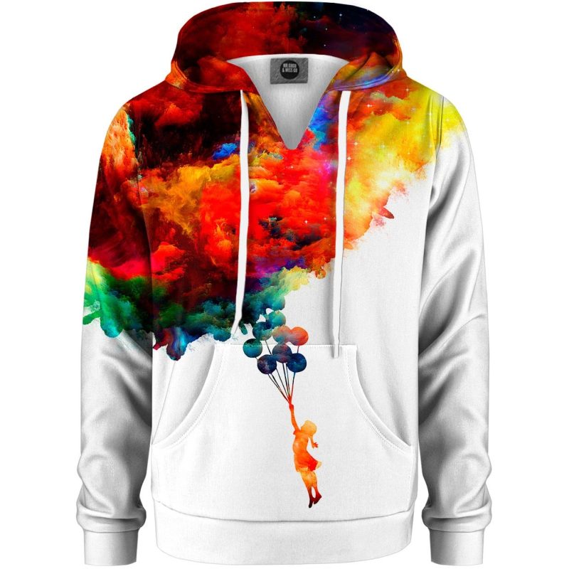 With balloons to galaxy Kids Hoodie