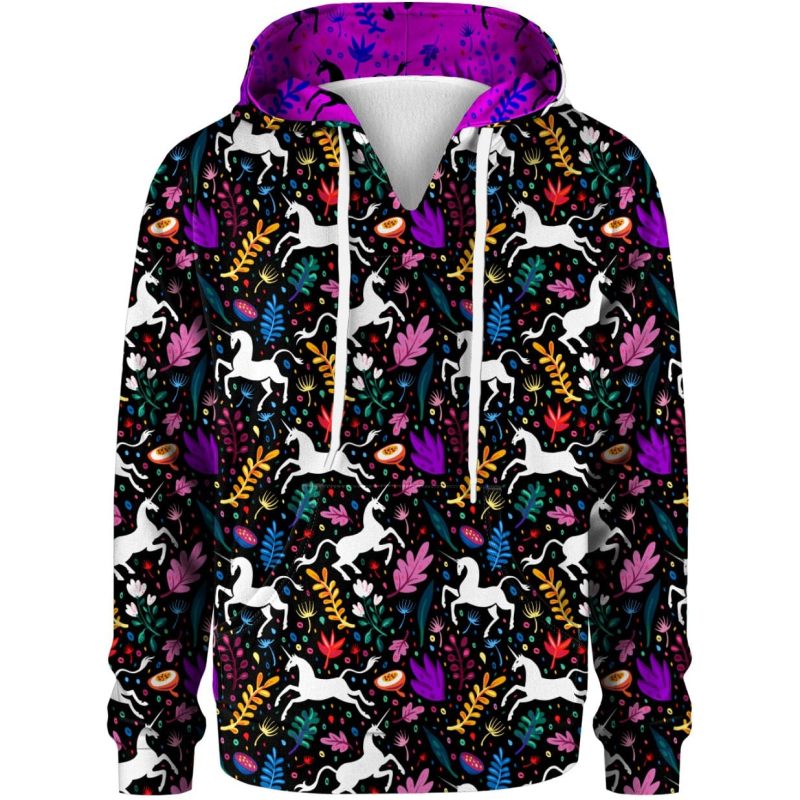Folk Unicorn Kids Hoodie
