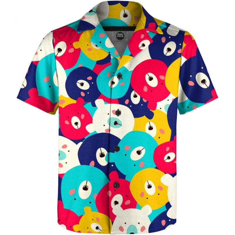 Colorful bears boys shirt - Afbeelding 1