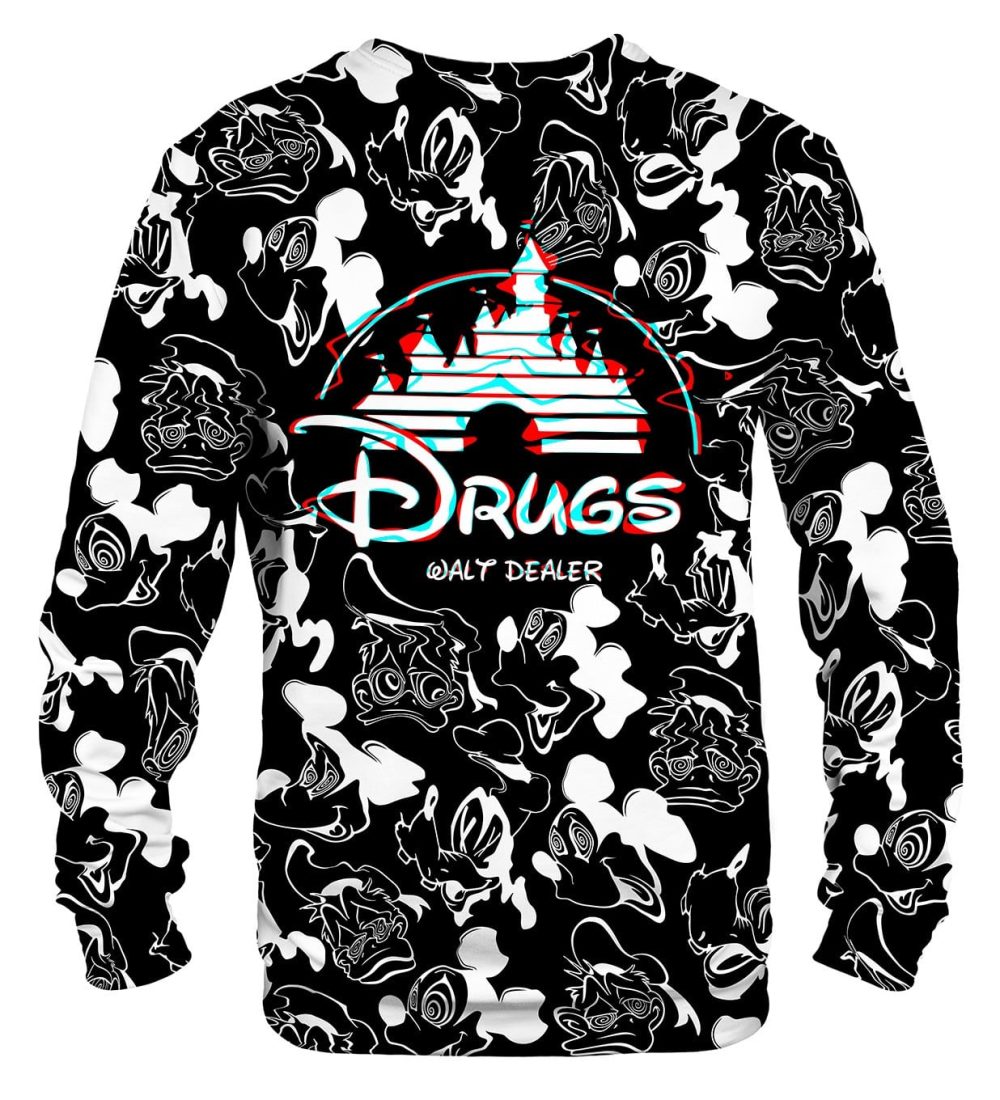 Black and white Walt Dealer sweater