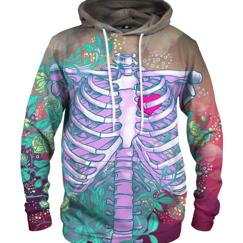 Heart in chest hoodie