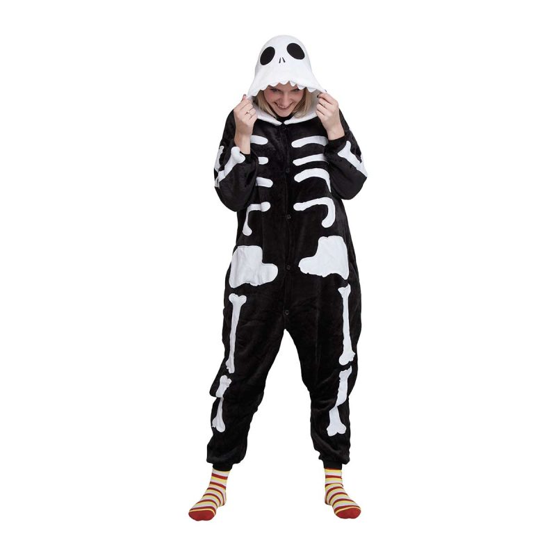 Crazy onesie skelet | #Geen ruggengraat