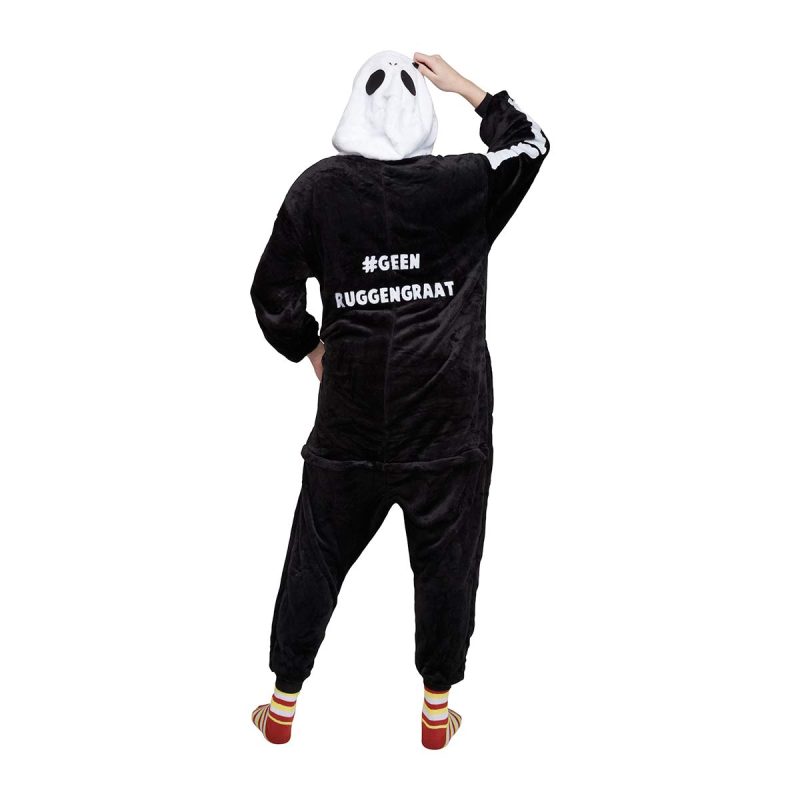 Crazy onesie skelet | #Geen ruggengraat