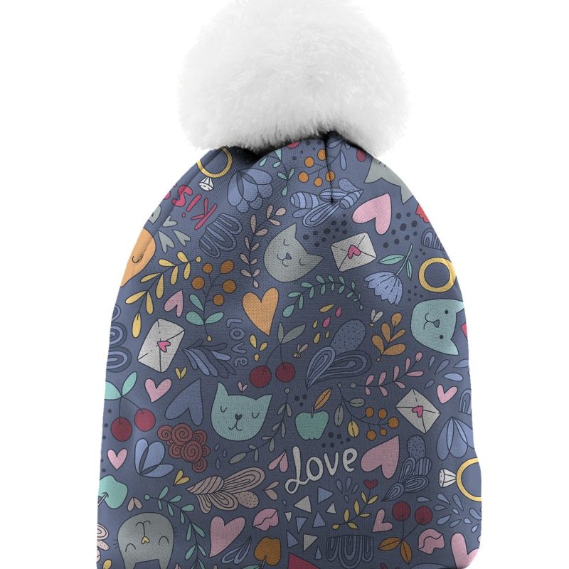 Romantic Cats beanie