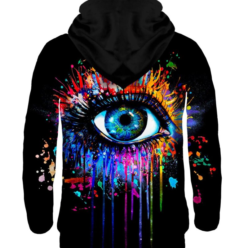 Black Fullprint hoodie