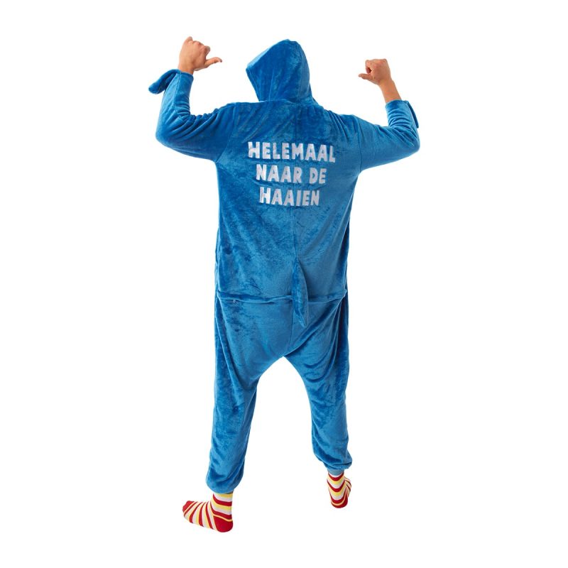 Crazy onesie Haaien | helemaal naar de haaien