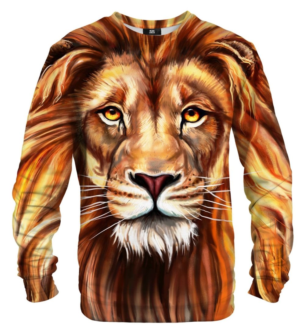 Oil Painting Lion sweater