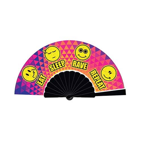 Deluxe festival waaier | Eat sleep rave repeat