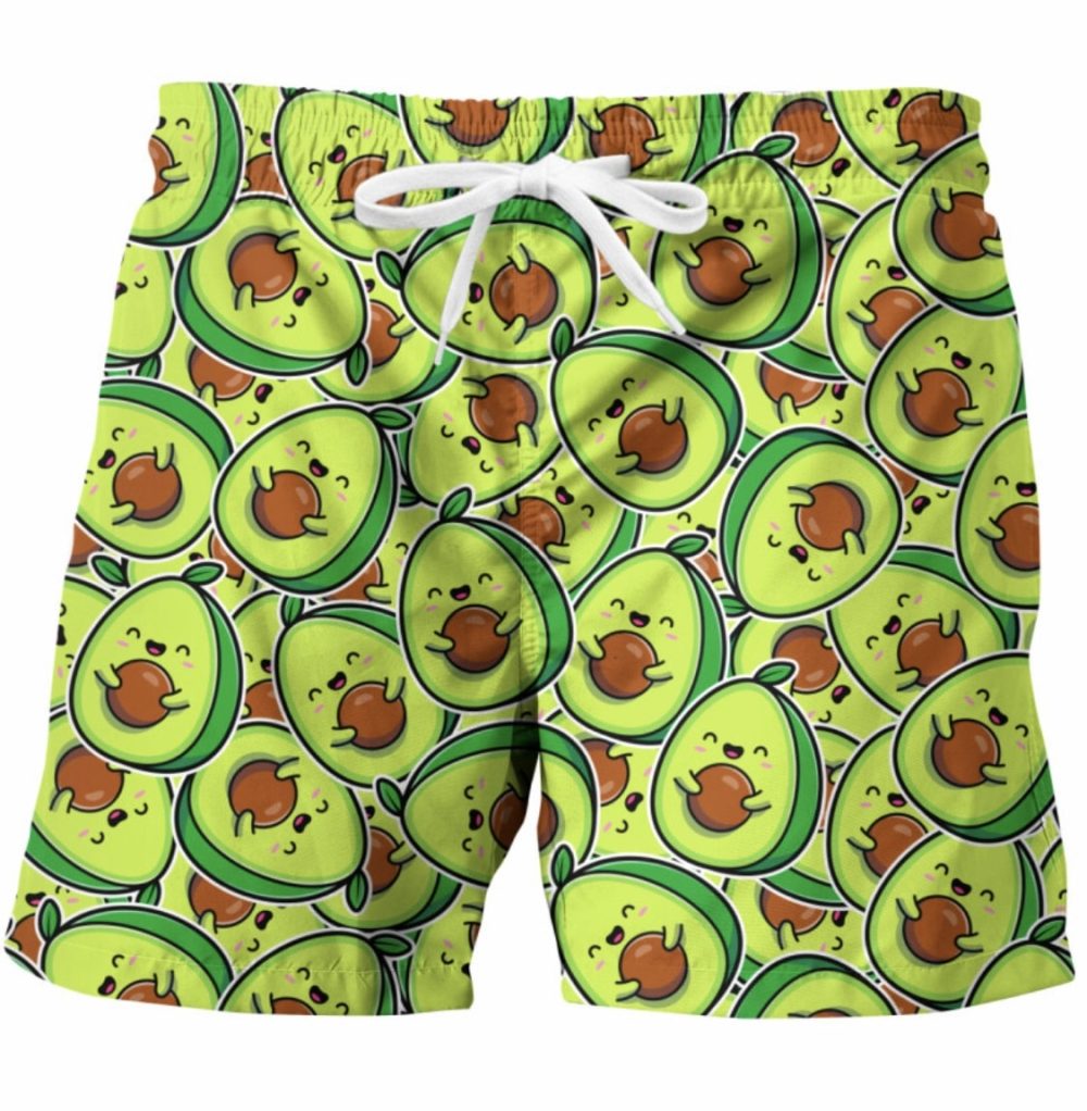 Kawaii Avocado zwembroek