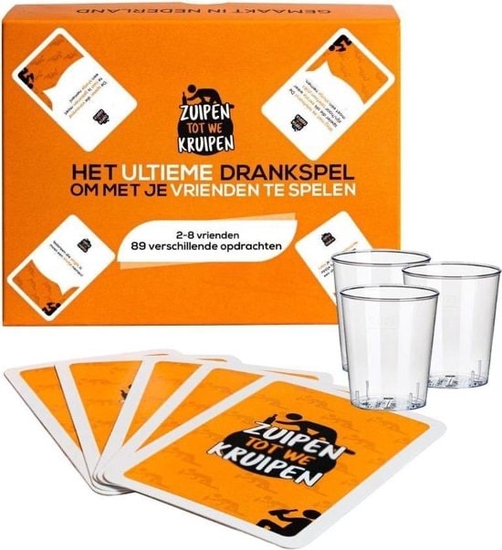 Zuipen tot we kruipen drankspel