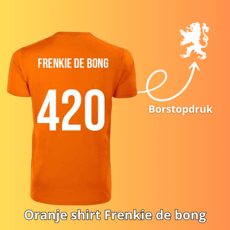 Oranje shirt | Frenkie De Bong