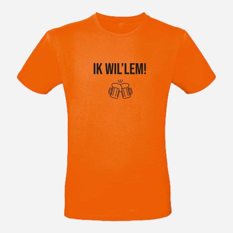 Ik Wil’lem bier – Heren t-shirt