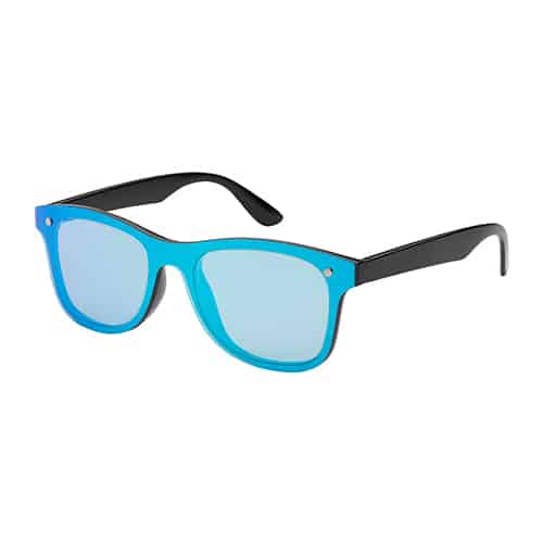 Party zonnebril | Blauw spiegel lenzen