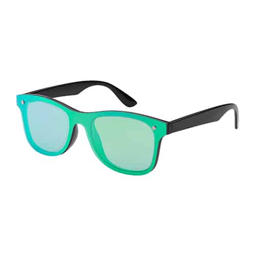 Party zonnebril | Groene spiegel lenzen