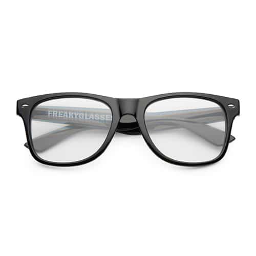 Deluxe spacebril diffractie bril | Zwart