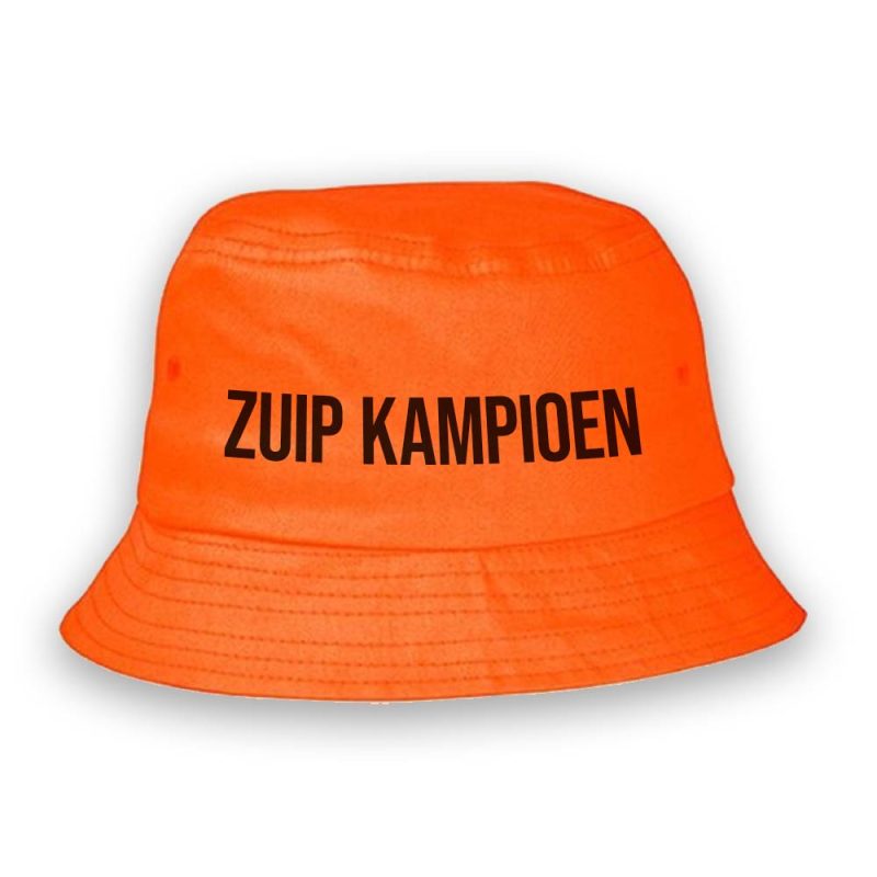 Oranje bucket | Zuip kampioen