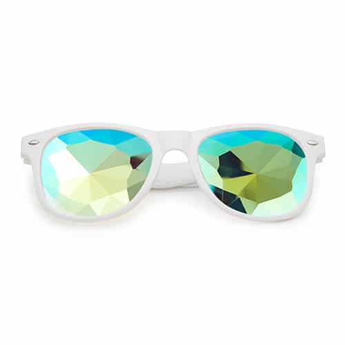 Classic caleidoscoop bril wit | Big flower