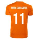 Oversnats oranje shirt