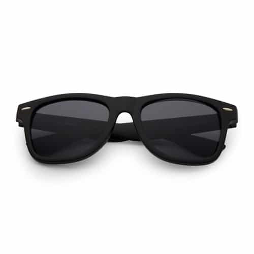 Wayfarer style zonnebril mat zwart | UV-400 lenzen