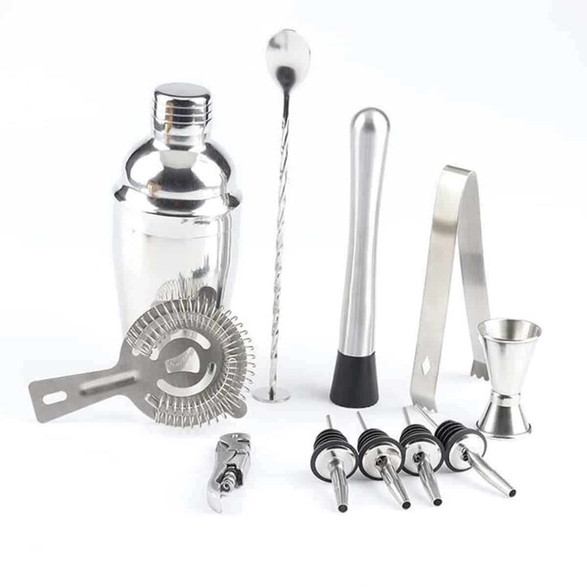 Cocktail-shaker-set-onderdelen