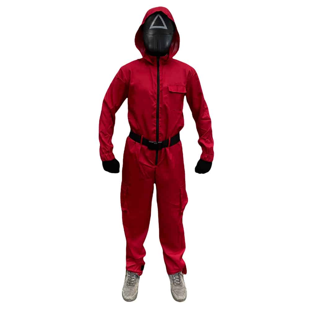 Squid game kostuum met masker Squid game kostuum met masker
