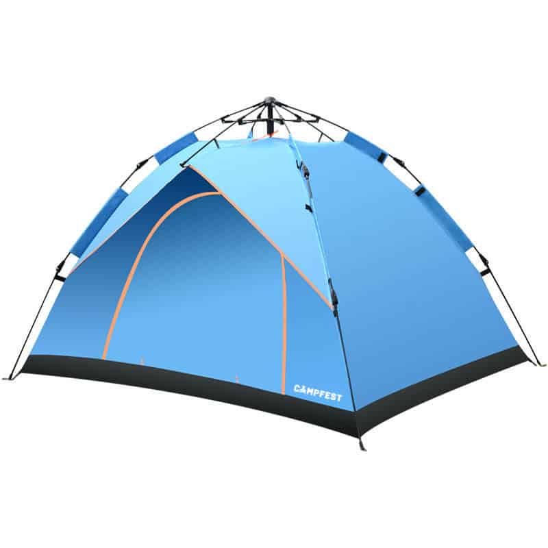 Campfest tweepersoons festivaltent – kampeerset 5-delig