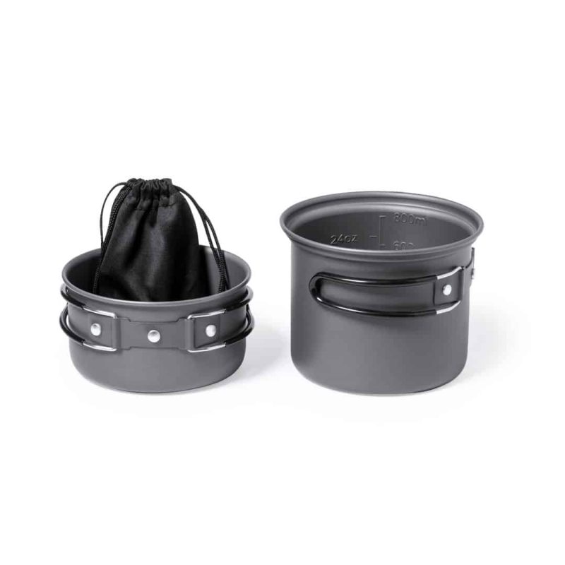 Camping pannenset met bestek - Afbeelding 5