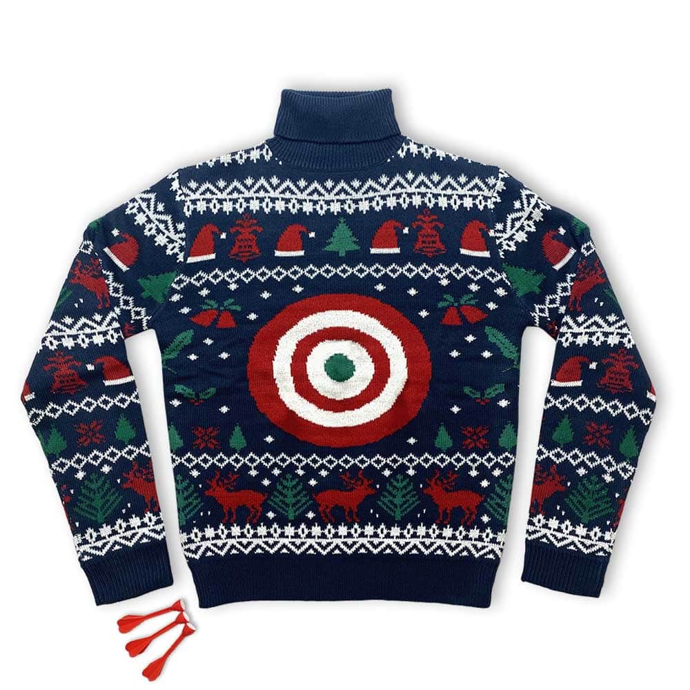 Foute kersttrui – Drink darts