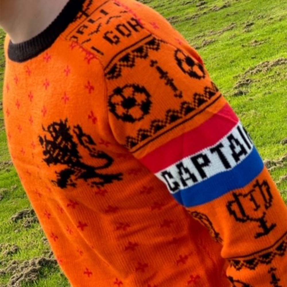 Foute kersttrui Holland Oranje