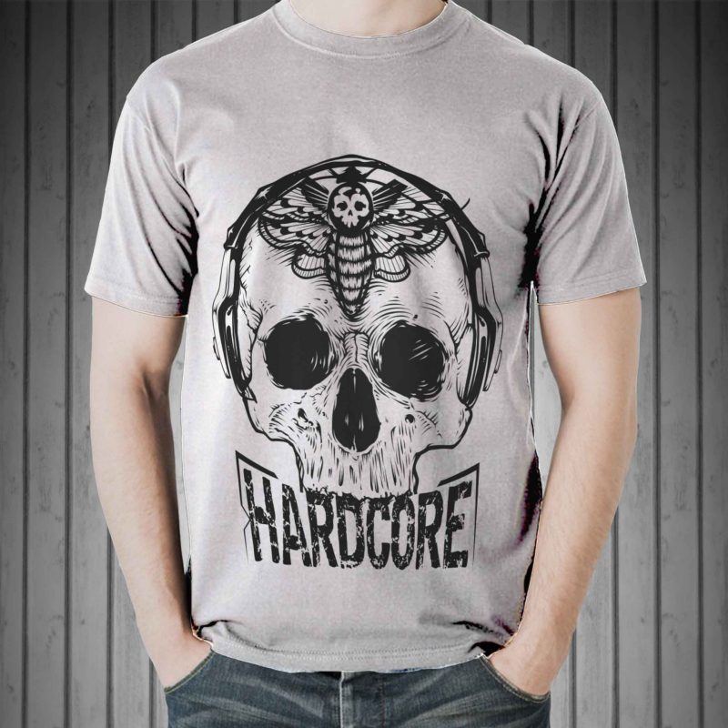 T-shirt t shirt hardcore bizar - XXL