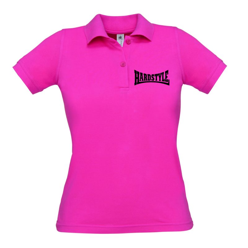 hardstyle polo pink for her