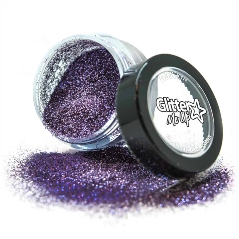 Festival make up PaintGlow Biodegradable Glitter Dust – Parma Violet