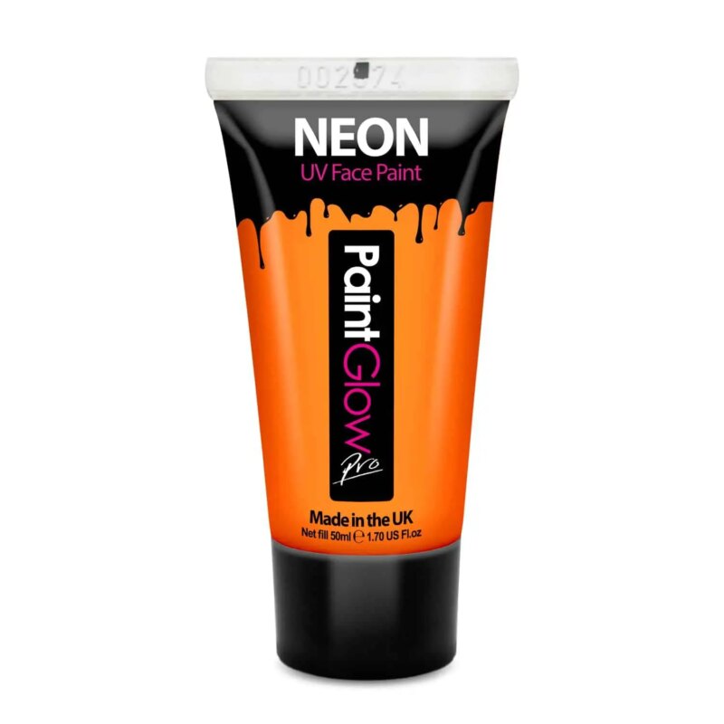 UV Face & Body Paint 50 ml set 5 stuks - Afbeelding 7