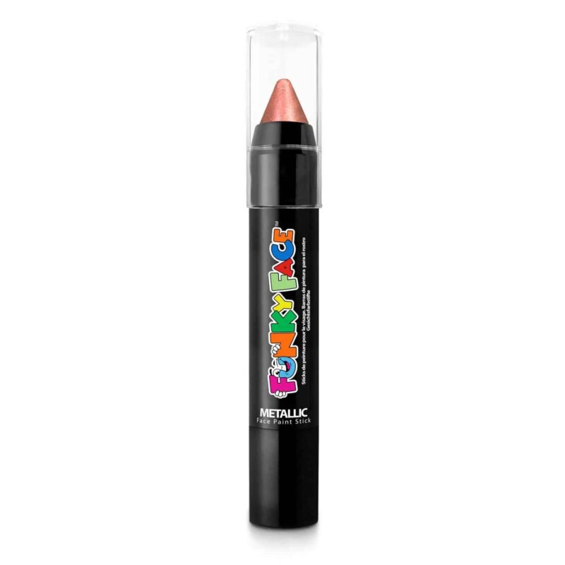 Festival make up_Metallic verf_Paintglow Face Paint Stick – Metallic Rosé Gold