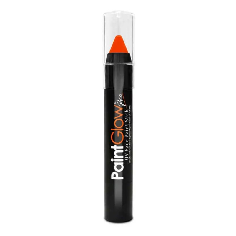 Festival make up_UV Blacklight verf_UV Face & Body Paint Stick – Oranje