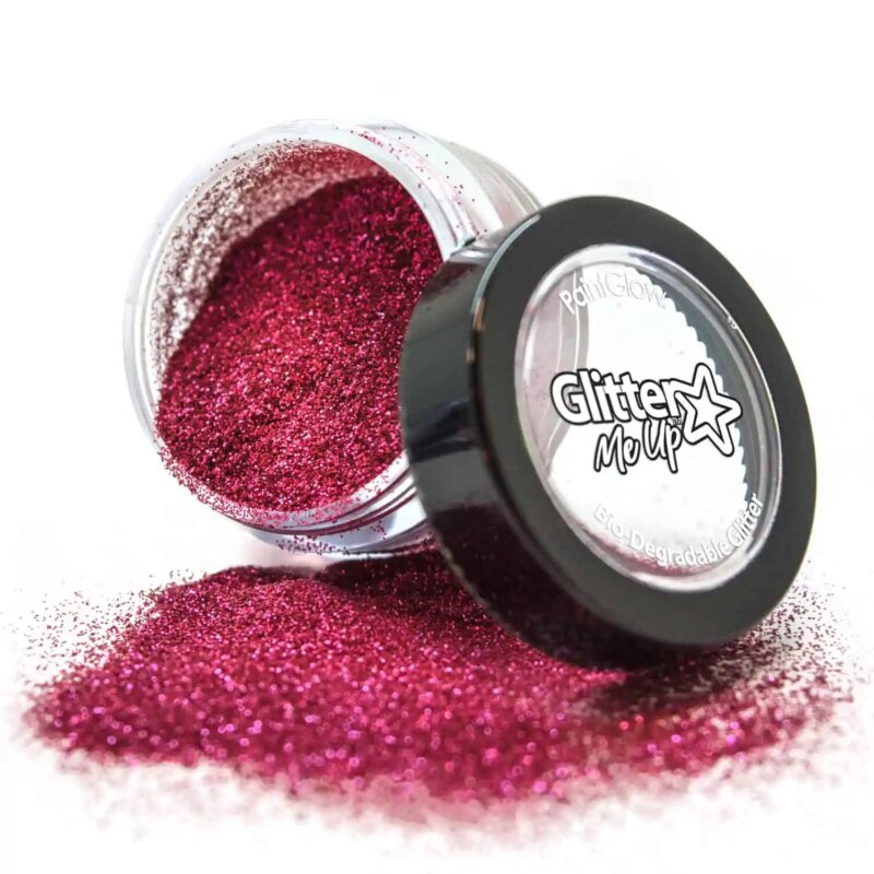 Festival make up PaintGlow Biodegradable Glitter Dust – Berry Crush