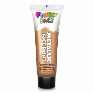 Festival make up_Metallic verf_Paintglow Face & Body Paint – Metallic Rosé Gold