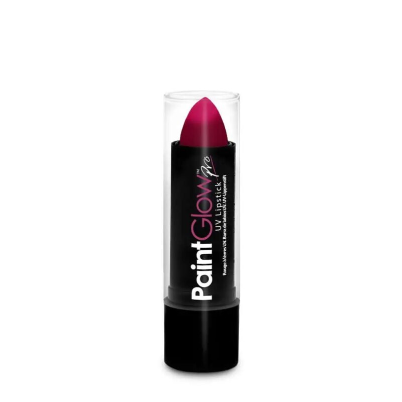 Festival make up_UV Blacklight verf_PaintGlow UV lippenstift – Magenta