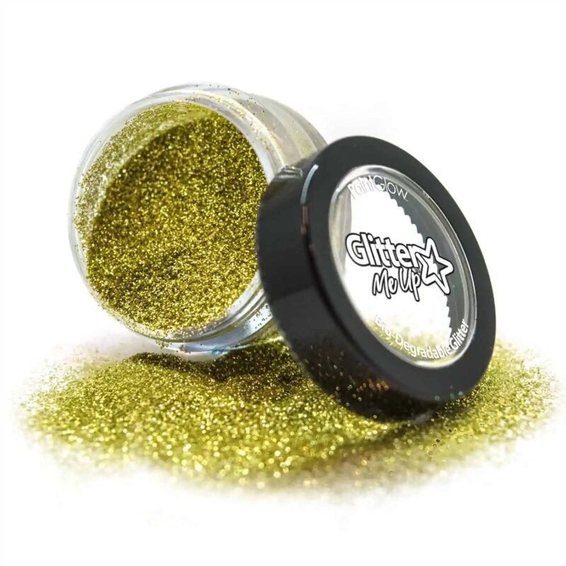 Festival make up PaintGlow Biodegradable Glitter Dust – Gold Dust