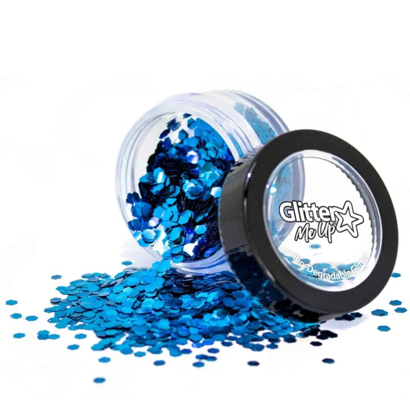 Festival make up PaintGlow Biodegradable Chunky Glitters – Sea Breeze