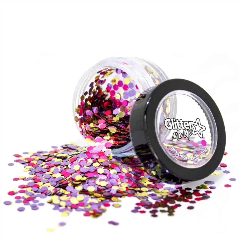 Festival make up PaintGlow Biodegradable Chunky Glitter Blends – Angelfish