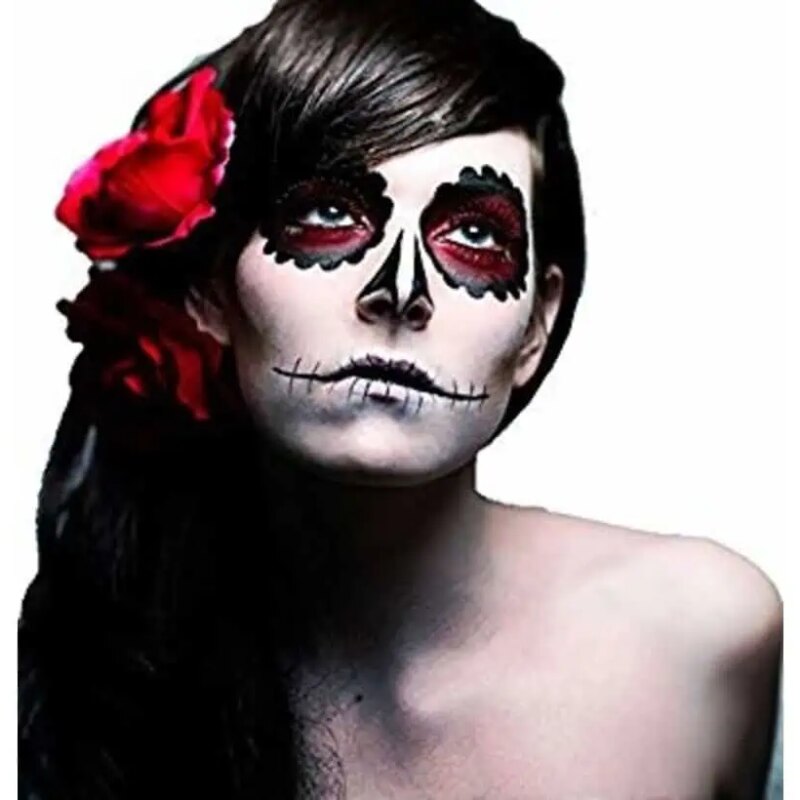 PaintGlow Funky Face Halloween Face & body paint Classic colors – Black - Afbeelding 2