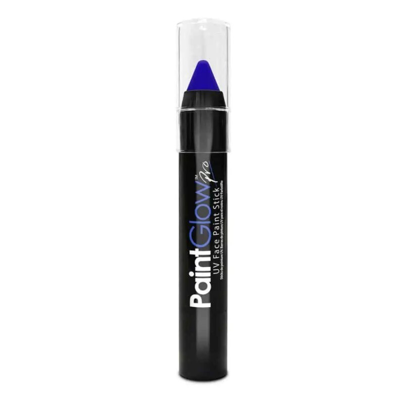 Festival make up_UV Blacklight verf_UV Face & Body Paint Stick – Blauw