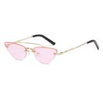 Festival zonnebril Cat Eye roze