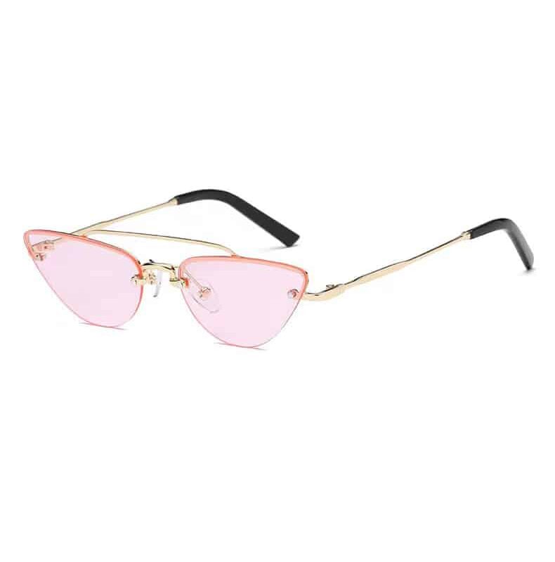 Festival zonnebril Cat Eye roze