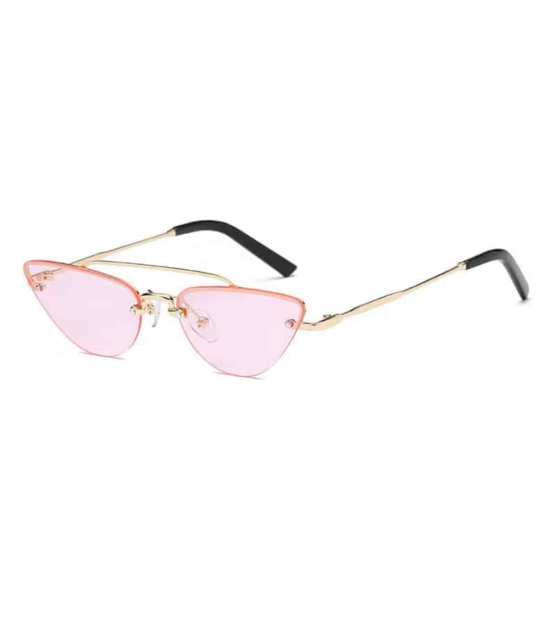 Festival zonnebril Cat Eye roze